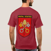 Päpstliches Staats-Wappen Shirt (Rückseite)