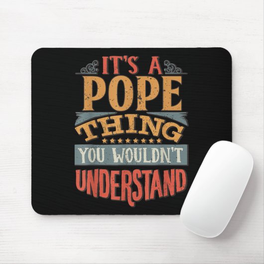 Papstname _2  mousepad (Mit Mouse)