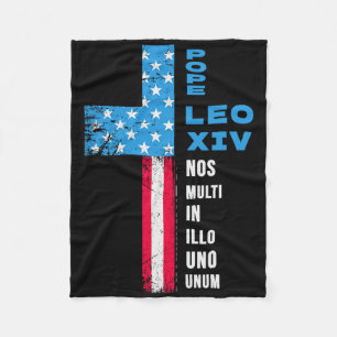 Papstwahl Pontifex - USA - Papst Leo Xiv Fleecedecke