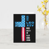 Papstwahl Pontifex - USA - Papst Leo Xiv Karte (Gelbe Blume)