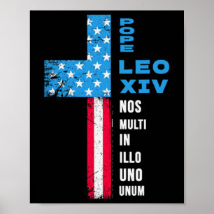 Papstwahl Pontifex - USA - Papst Leo Xiv Poster