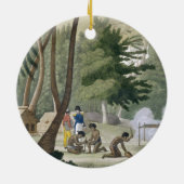 Papu Stamm auf der Insel von Rawak, überziehen 20 Keramik Ornament (Hinten)