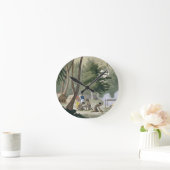 Papu Stamm auf der Insel von Rawak, überziehen 20 Runde Wanduhr (Zuhause)