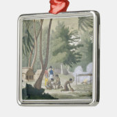 Papu Stamm auf der Insel von Rawak, überziehen 20 Silbernes Ornament (Links)