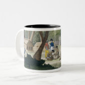 Papu Stamm auf der Insel von Rawak, überziehen 20 Zweifarbige Tasse (Vorderseite Links)