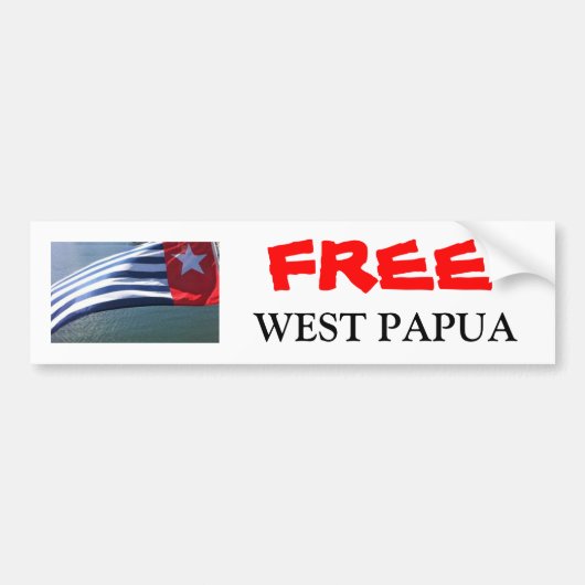 Papua-Aufkleber Autoaufkleber (Vorne)