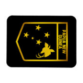 Papua-Emblem für neue Guinea Magnet (Horizontal)