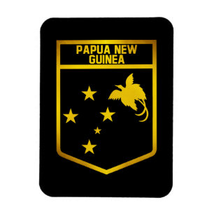 Papua-Emblem für neue Guinea Magnet