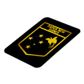 Papua-Emblem für neue Guinea Magnet (Linke Seite)