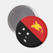 Papua-Fahnenmagnet Fisheye Neue Guinea Magnet (Vorderseite/Rückseite)