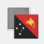 Papua-Flag-Magnet für neue Guinea Magnet (Vorderseite/Rückseite)