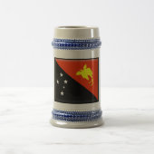Papua-Neu-Guinea Flagge Bierglas (Mittel)