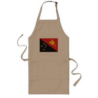 Papua-Neu-Guinea Flaggen-Schürze Lange Schürze