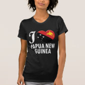 Papua-Neu-Guinea Liebe W T-Shirt (Vorderseite)