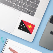 Papua Neue Guinea Aufkleber (Laptop mit iPhone)