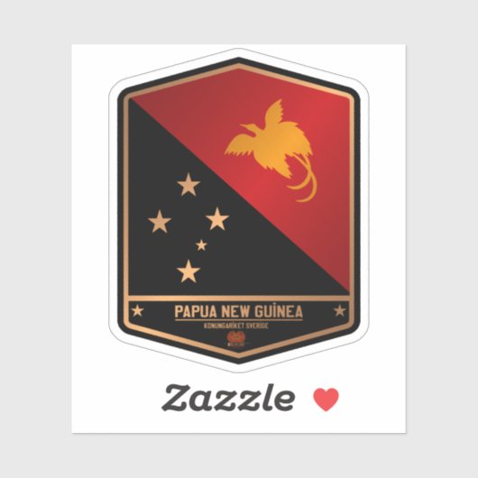 Papua Neue Guinea Aufkleber (Blatt)