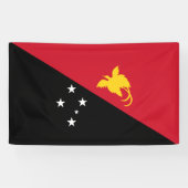 Papua-neue Guinea Banner (Horizontal)