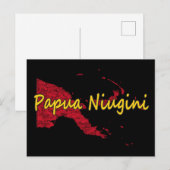 Papua Neue Guinea Feiertagspostkarte (Vorne/Hinten)