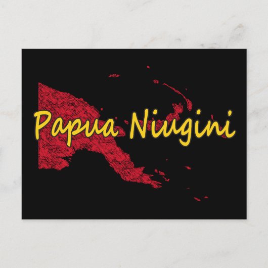 Papua Neue Guinea Feiertagspostkarte (Vorderseite)