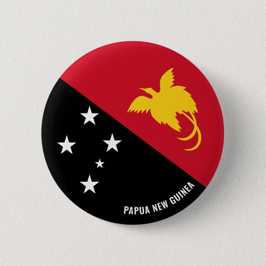 Papua Neue Guinea Flag Charming Patriotic Button (Vorderseite)