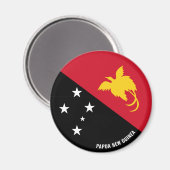 Papua Neue Guinea Flag Charming Patriotic Magnet (Vorderseite/Rückseite)