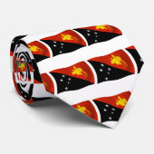 Papua-neue Guinea-Flag-Krawatte Krawatte (Gerollt)