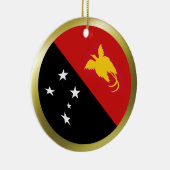 Papua Neue Guinea Flag Ornament (Rechts)