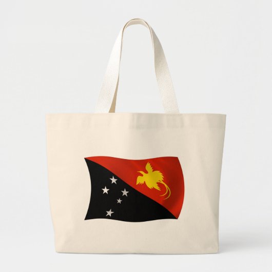 Papua Neue Guinea Flag Tote Tag Jumbo Stoffbeutel (Vorne)