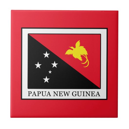 Papua Neue Guinea Fliese (Vorderseite)