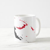 Papua-neue Guinea Kaffeetasse (VorderseiteRechts)