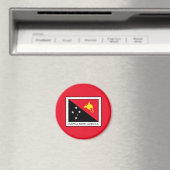 Papua Neue Guinea Magnet (In Situ (Geschirrspüler))