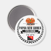 Papua Neue Guinea Magnet (Vorderseite/Rückseite)