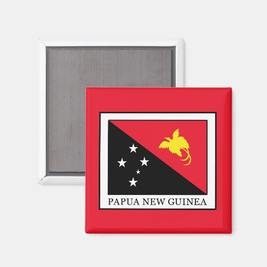 Papua Neue Guinea Magnet (Vorderseite/Rückseite)