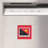 Papua Neue Guinea Magnet (In Situ (Geschirrspüler))