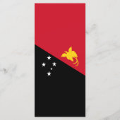 Papua-neue Guinea Menükarte (Rückseite)