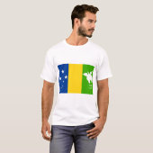 Papua - Neue Guinea - Nationalflagge - 1970-1971 T-Shirt (Vorne ganz)