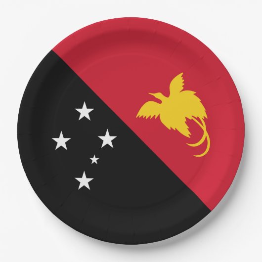 Papua-neue Guinea Pappteller (Vorderseite)