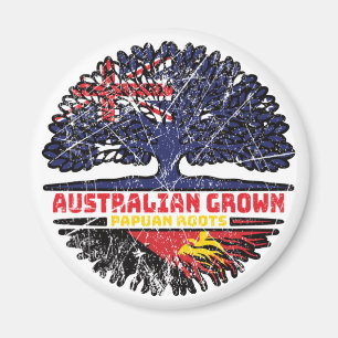 Papua Neue Guinea Papuan Australian Australia Tree Magnet