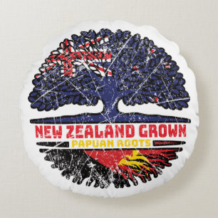 Papua-Neue Guinea Papuan-Neuseeland Rundes Kissen