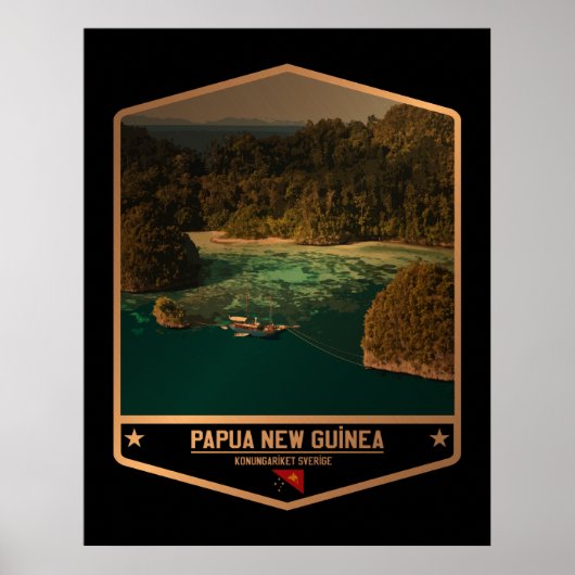 Papua Neue Guinea Poster (Vorne)