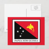 Papua Neue Guinea Postkarte (Vorne/Hinten)