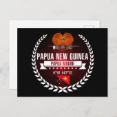 Papua Neue Guinea Postkarte (Vorne/Hinten)