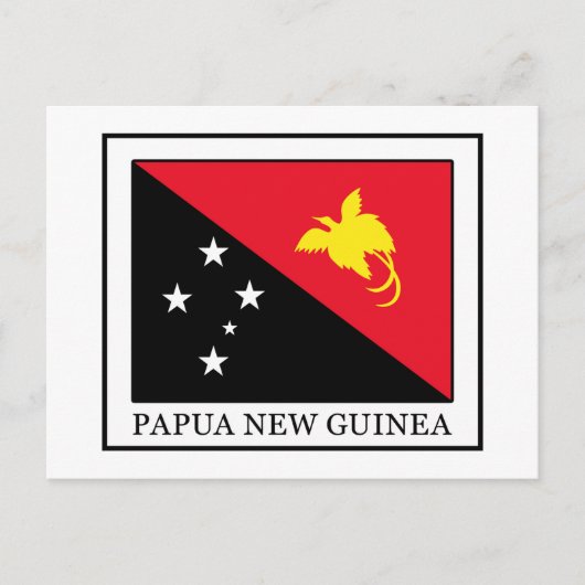 Papua Neue Guinea Postkarte (Vorderseite)
