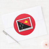Papua Neue Guinea Runder Aufkleber (Umschlag)