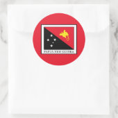 Papua Neue Guinea Runder Aufkleber (Tasche)