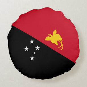 Papua-neue Guinea Rundes Kissen