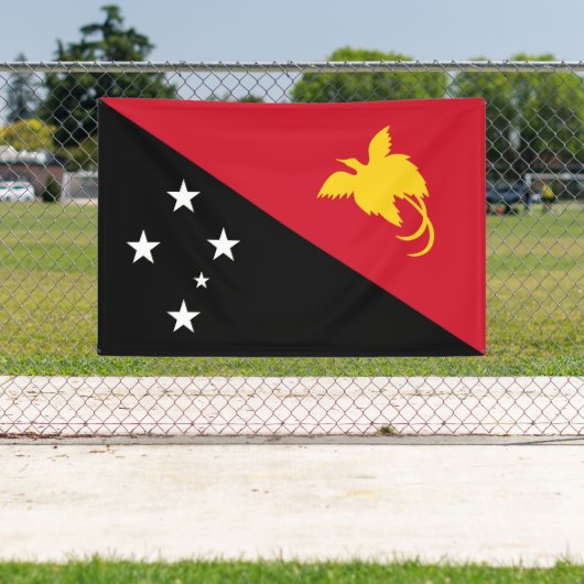 Papua-Neuen Guinea Banner (Insitu)