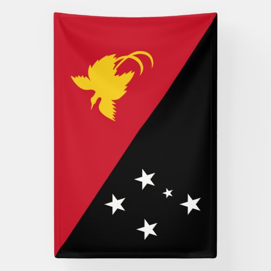 Papua-Neuen Guinea Banner (Vertikal)