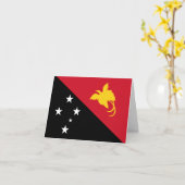 Papua-Neuen Guinea Karte (Gelbe Blume)
