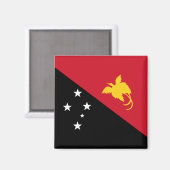 Papua-Neuen Guinea Magnet (Vorderseite/Rückseite)